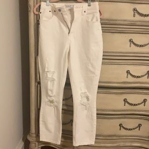 Abercrombie Curve Love High Rise Mom Jeans